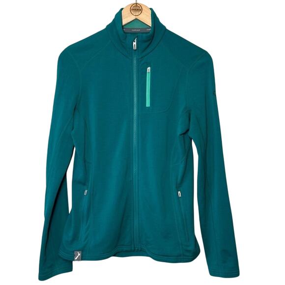 Icebreaker Women’s Cascade 260 Real Fleece 100% Merino Wool Full Zip Jacket Sz S - Picture 1 of 9